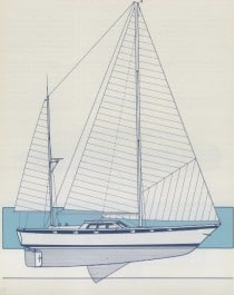 Lutje 52 sailboat under sail