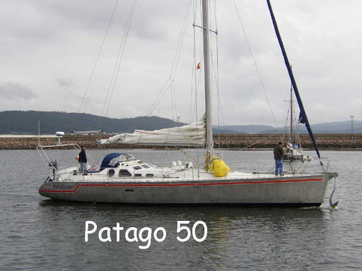 Patago 50 sailboat under sail
