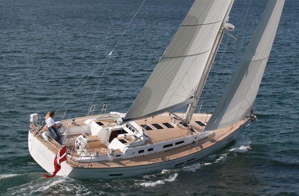 Xc 50 sailboat under sail