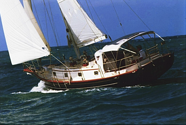 Cabo rico 36 sailboat under sail