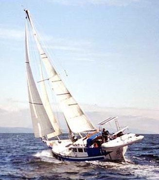 Endurance 35 belliure sailboat under sail