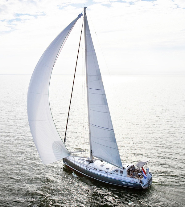 Stadtship 56 sailboat under sail