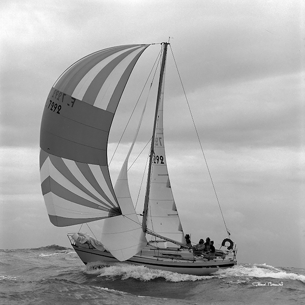 First 30 Beneteau Mauric sailboat under sail