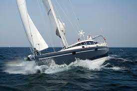 Delphia 46 CC sailboat under sail