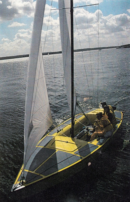 Forelle sailboat under sail