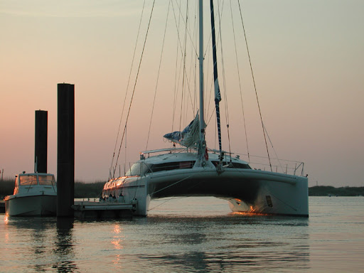 Freydis 49 sailboat under sail