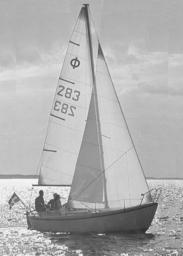 Havsfidra sailboat under sail