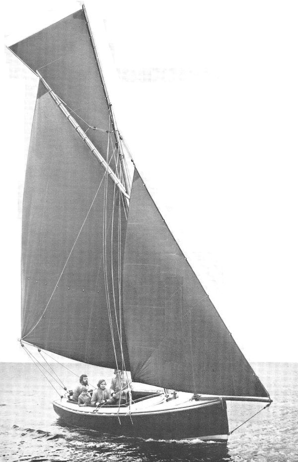 Memory 19 sailboat under sail