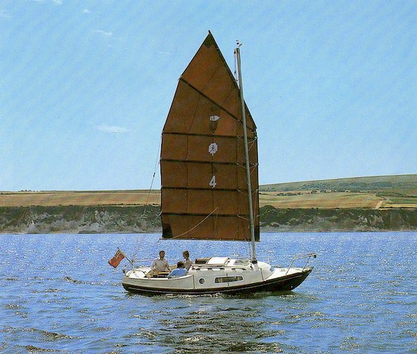 Coromandel sailboat under sail