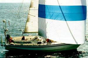 Petit prince 115 sailboat under sail