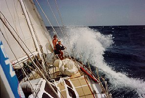 Petit prince 125 sailboat under sail