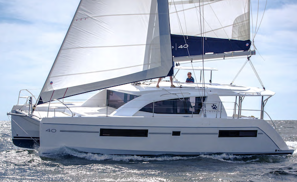Leopard 40 2015 2020 sailboat under sail
