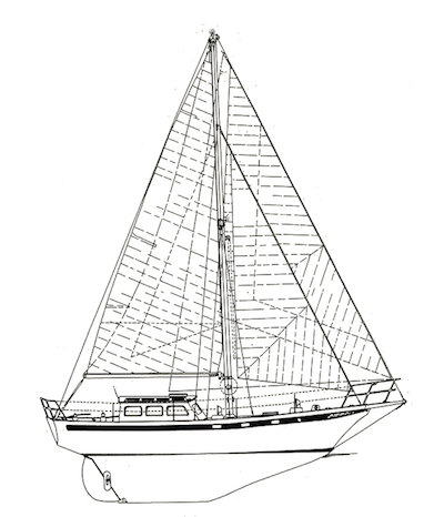 endurance 35 sailboat data