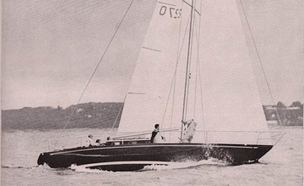 Tina carter sailboat under sail