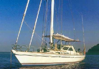 Trintella 57a sailboat under sail