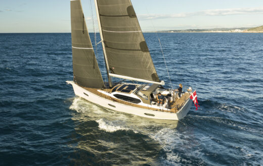 Xc 47 sailboat under sail