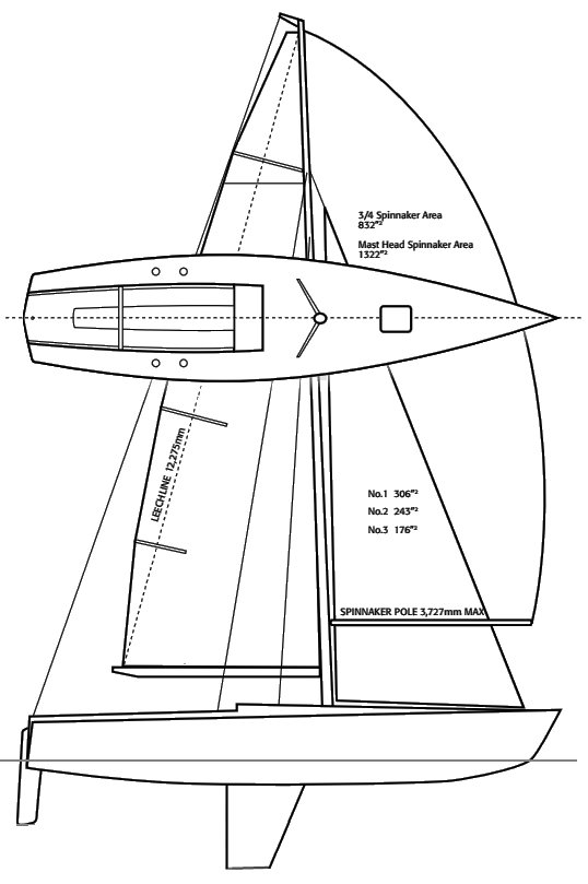 adams 10 yacht specifications