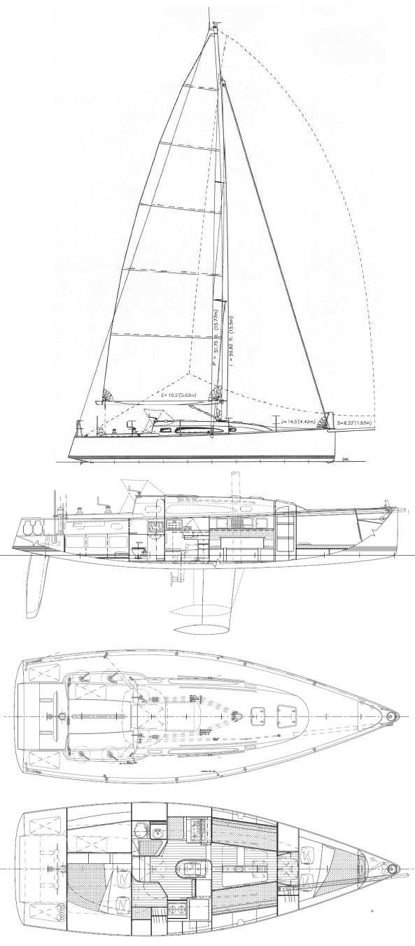 aerodyne 38 sailboat data