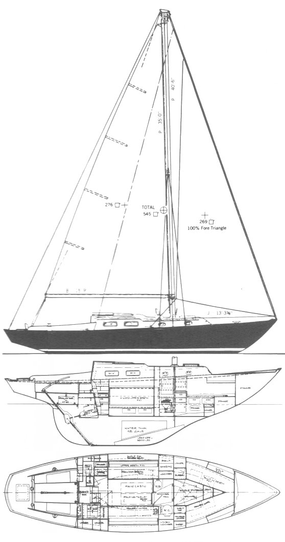 alberg 22 sailboat data