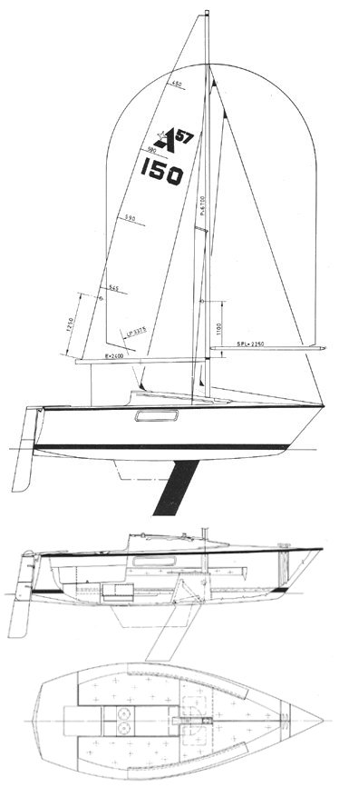 albin 57 sailboat