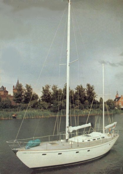 Alc 46 le comte sailboat under sail