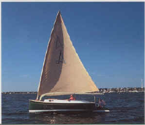 Alerion express 19 sailboat under sail