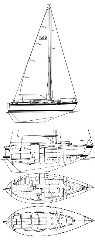 Allegro 30 sailboat under sail