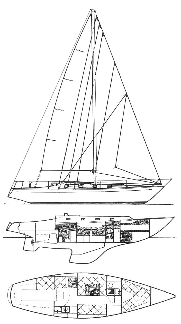 Alpa 1150 sailboat under sail