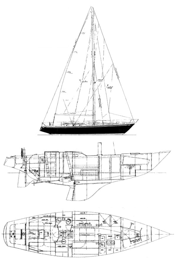 Alpa 1270 sailboat under sail