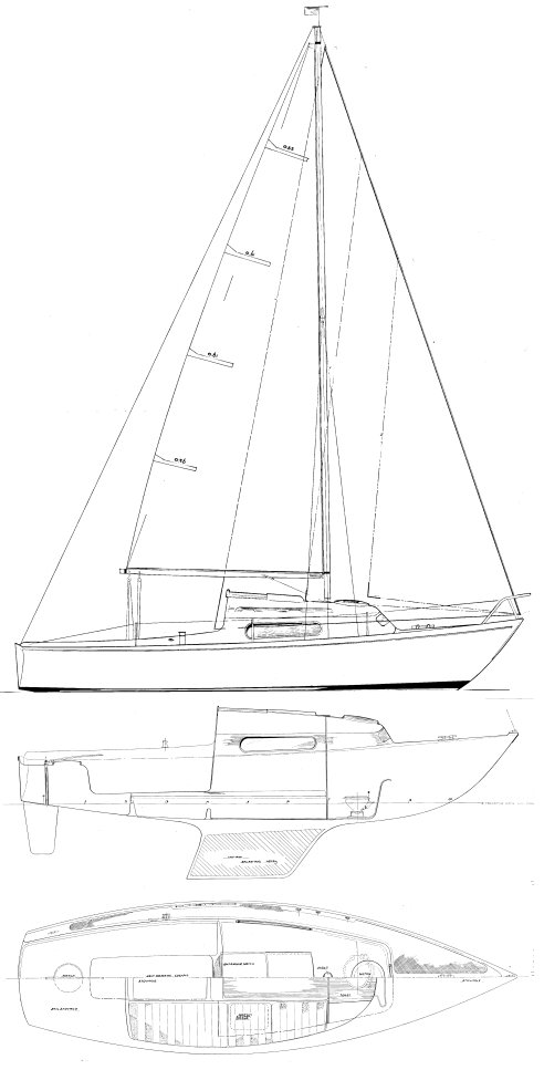 Alpa 67 sailboat under sail