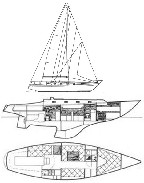 Alpa 825 sailboat under sail