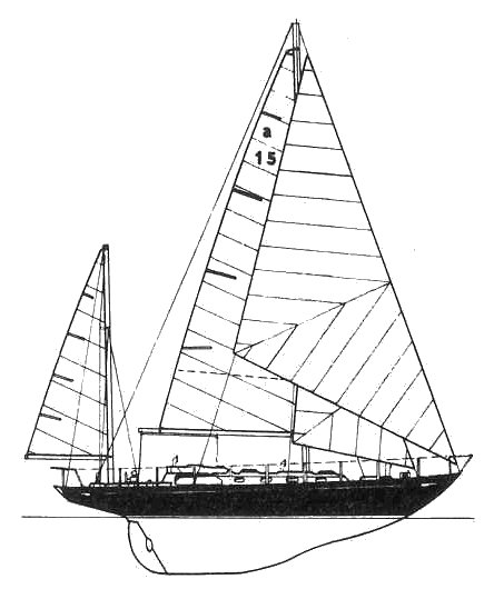 Alpa a15 sailboat under sail