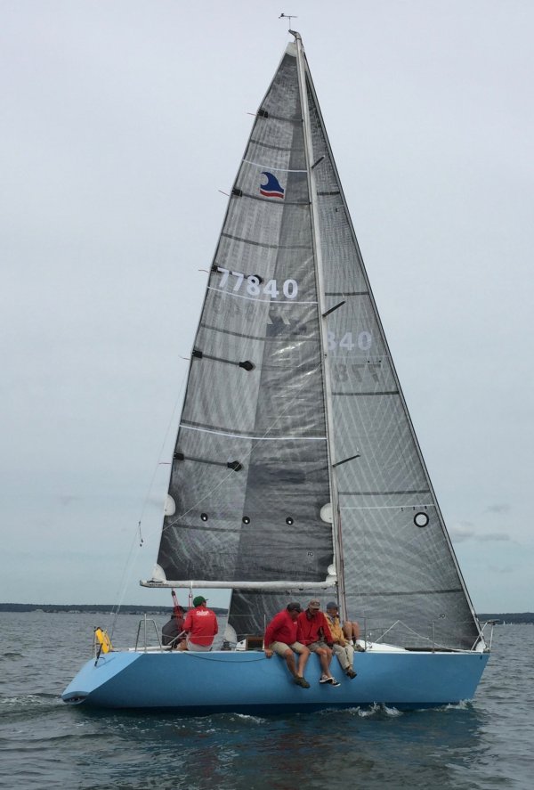 Andrews 30 mki sailboat under sail