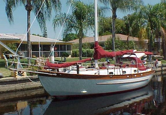Annapolis 35 sailboat under sail