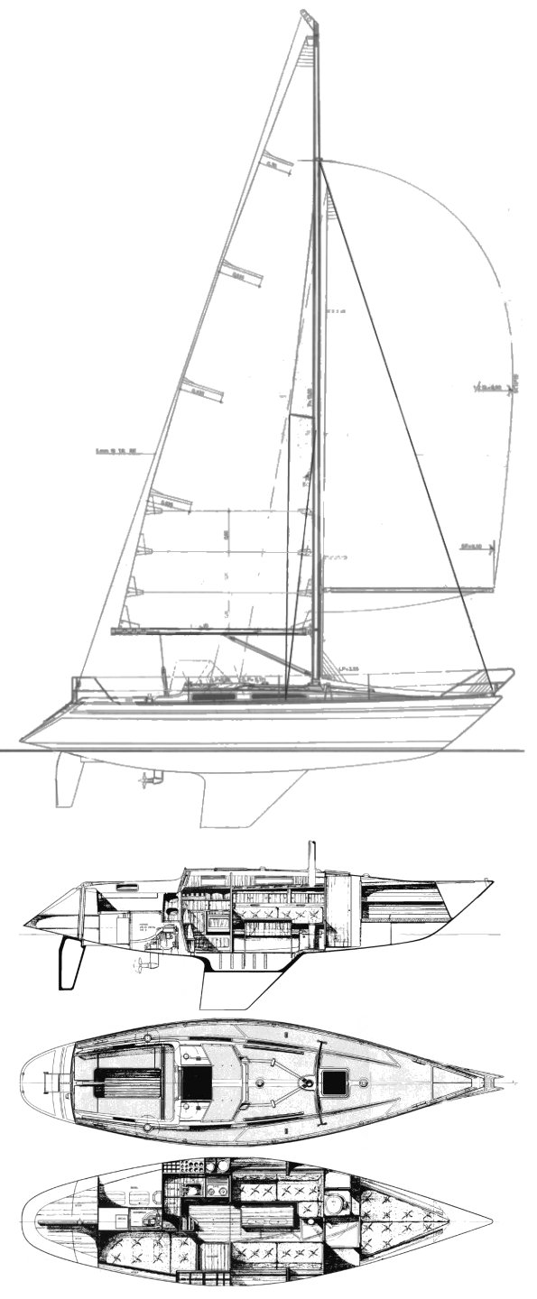 athena 34 sailboat