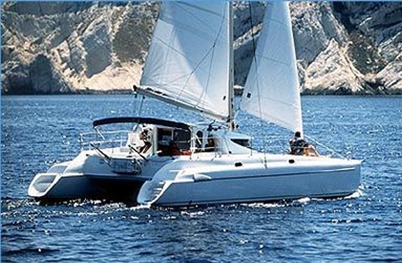 Athena 38 sailboat under sail