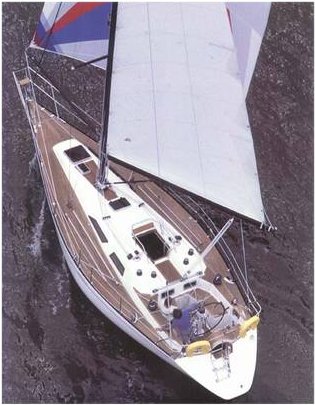 Baltic 35 sailboat under sail