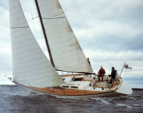 Baltic 37 sailboat under sail