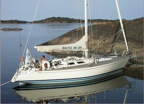 Baltic 38 dp sailboat under sail