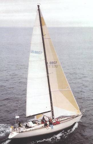 Baltic 51 sailboat under sail