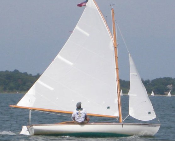 Baybird sailboat under sail