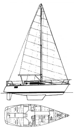 Bi loop 9 sailboat under sail