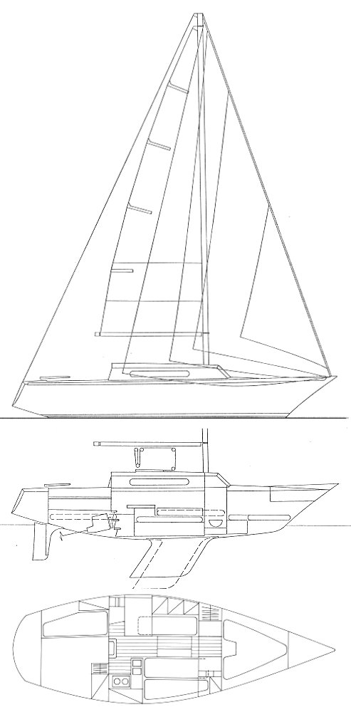 Brise de mer 31 lc sailboat under sail