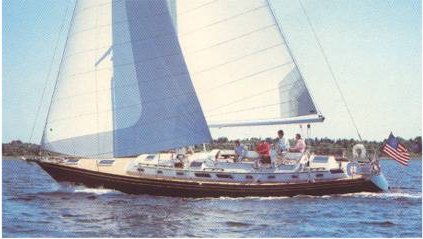 Bristol 51.1 sailboat under sail