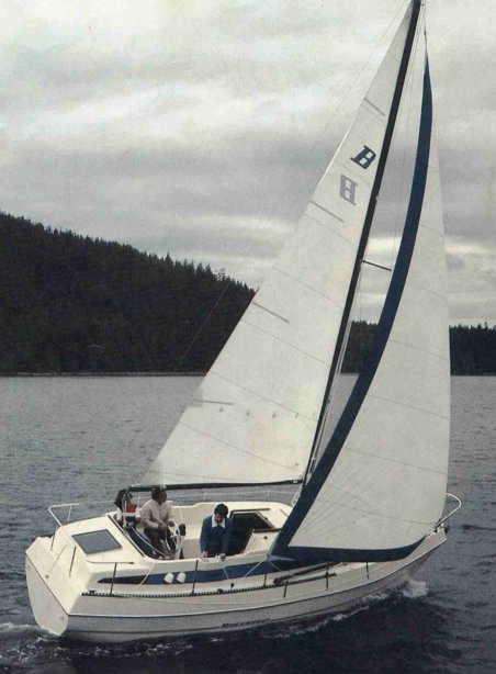 Buccaneer 285 sailboat under sail