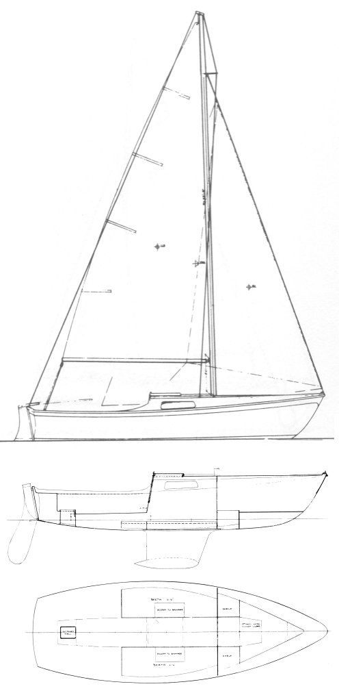 cal 20 sailboat offshore