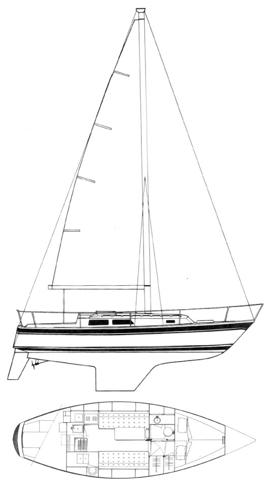 cal 31 sailboat data
