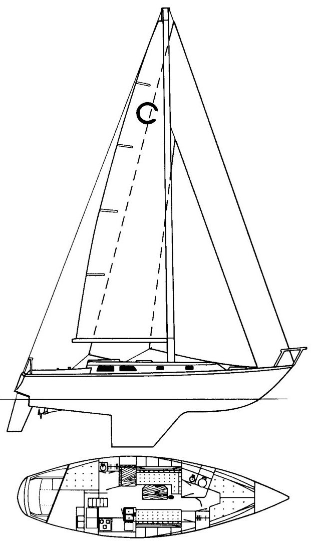 1978 cal 39 sailboats
