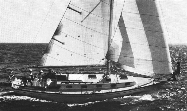 Cape dory 36 sailboat under sail