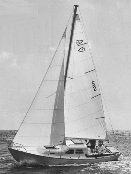 Capri 26 1 chris craft sailboat under sail